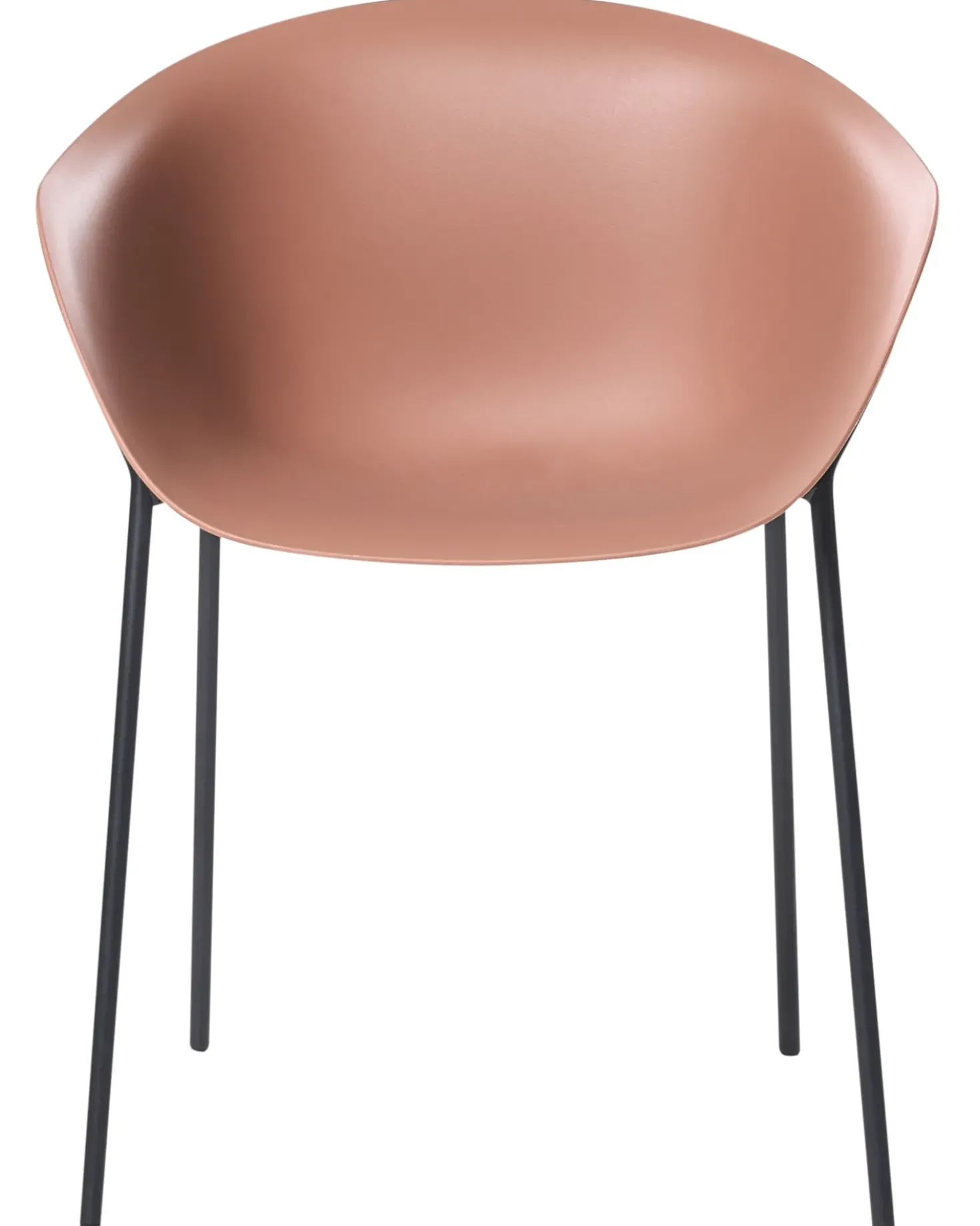 Set di 2 sedie da giardino METEORA Materiale sintetico Marrone
