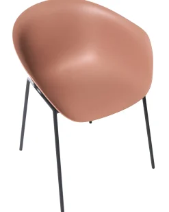 Set di 2 sedie da giardino METEORA Materiale sintetico Marrone