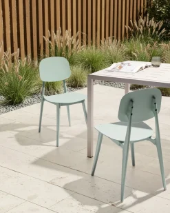 Set di 2 sedie da giardino KATTAVIA Verde menta