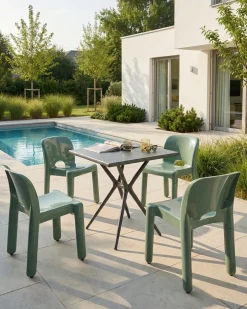 Set di 4 sedie da giardino BETIM Verde