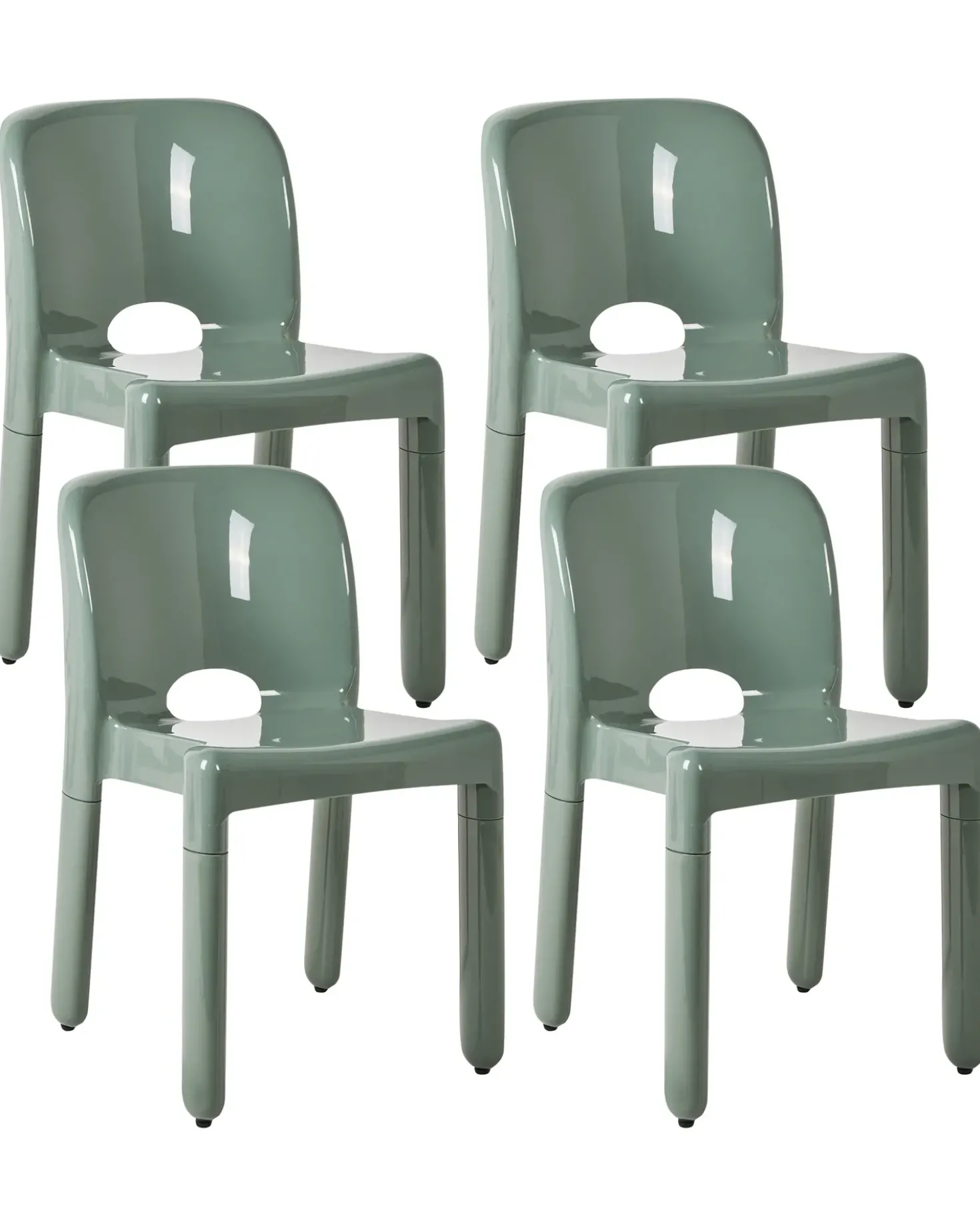 Set di 4 sedie da giardino BETIM Verde