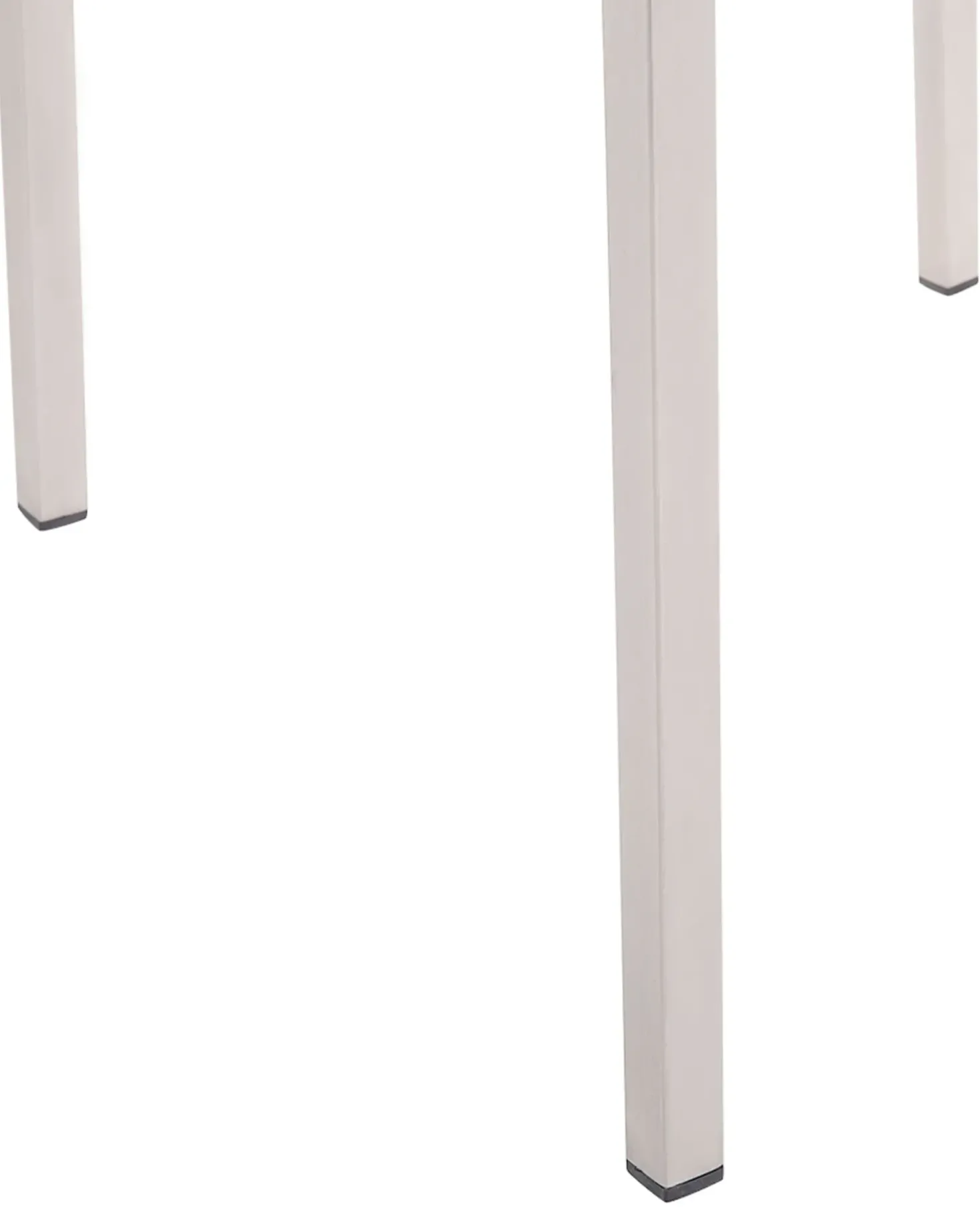 Set di 4 sedie da giardino GROSSETO Acciaio inox Nero