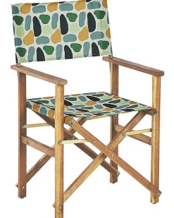 Set di 2 sedie da giardino CINE Legno d'acacia Multicolore