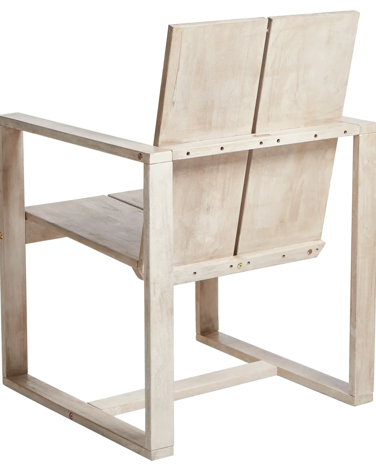 Set di 6 sedie da giardino con cuscini AZZANELLO Legno d'acacia Bianco sporco