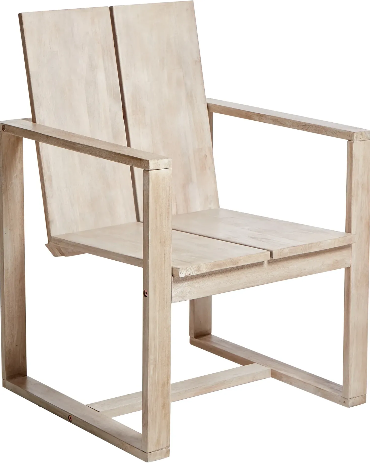 Set di 6 sedie da giardino con cuscini AZZANELLO Legno d'acacia Bianco sporco