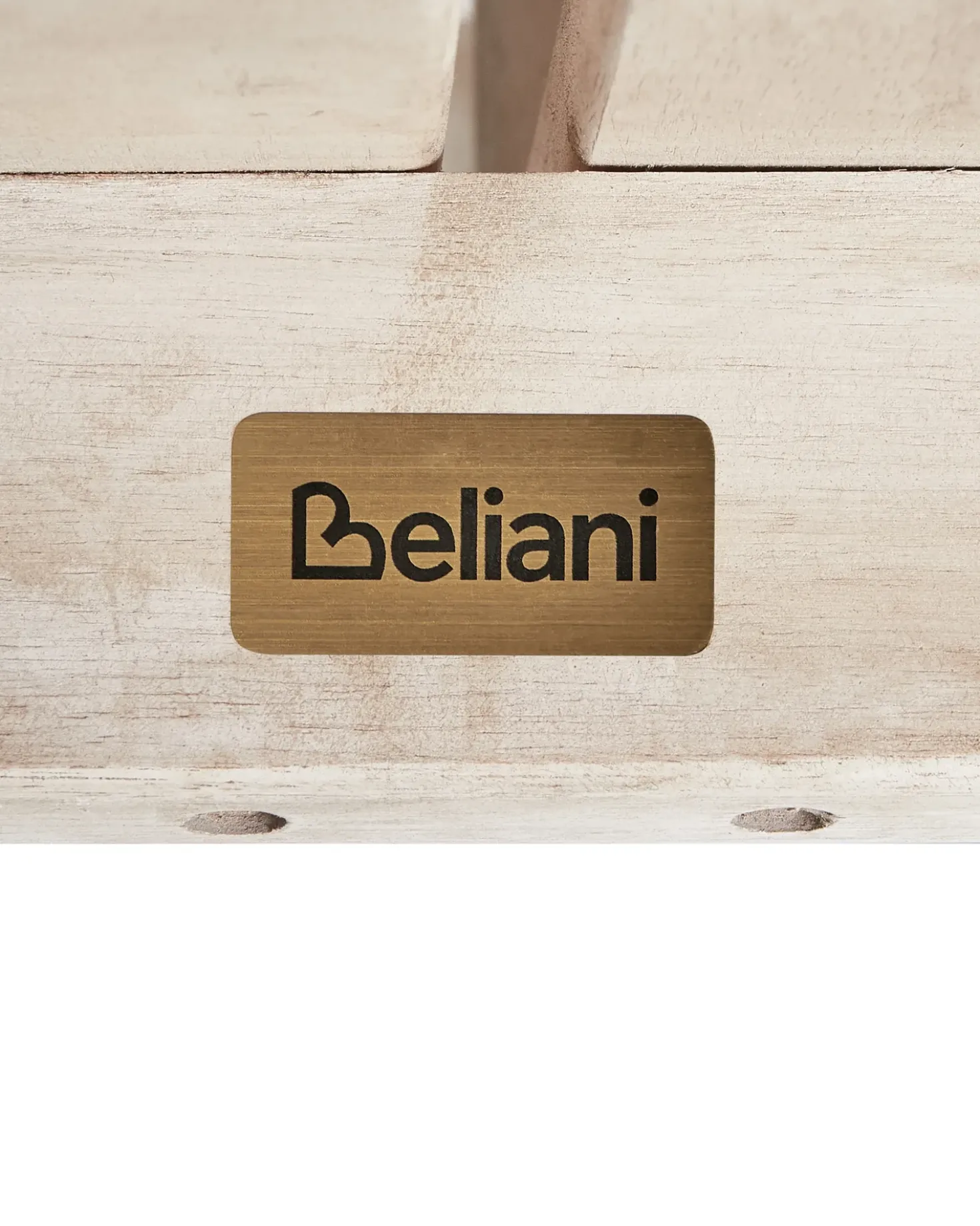 Set di 6 sedie da giardino con cuscini AZZANELLO Legno d'acacia Bianco sporco