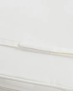 Set di 6 sedie da giardino con cuscini AZZANELLO Legno d'acacia Bianco sporco