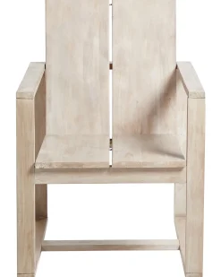 Set di 6 sedie da giardino con cuscini AZZANELLO Legno d'acacia Bianco sporco