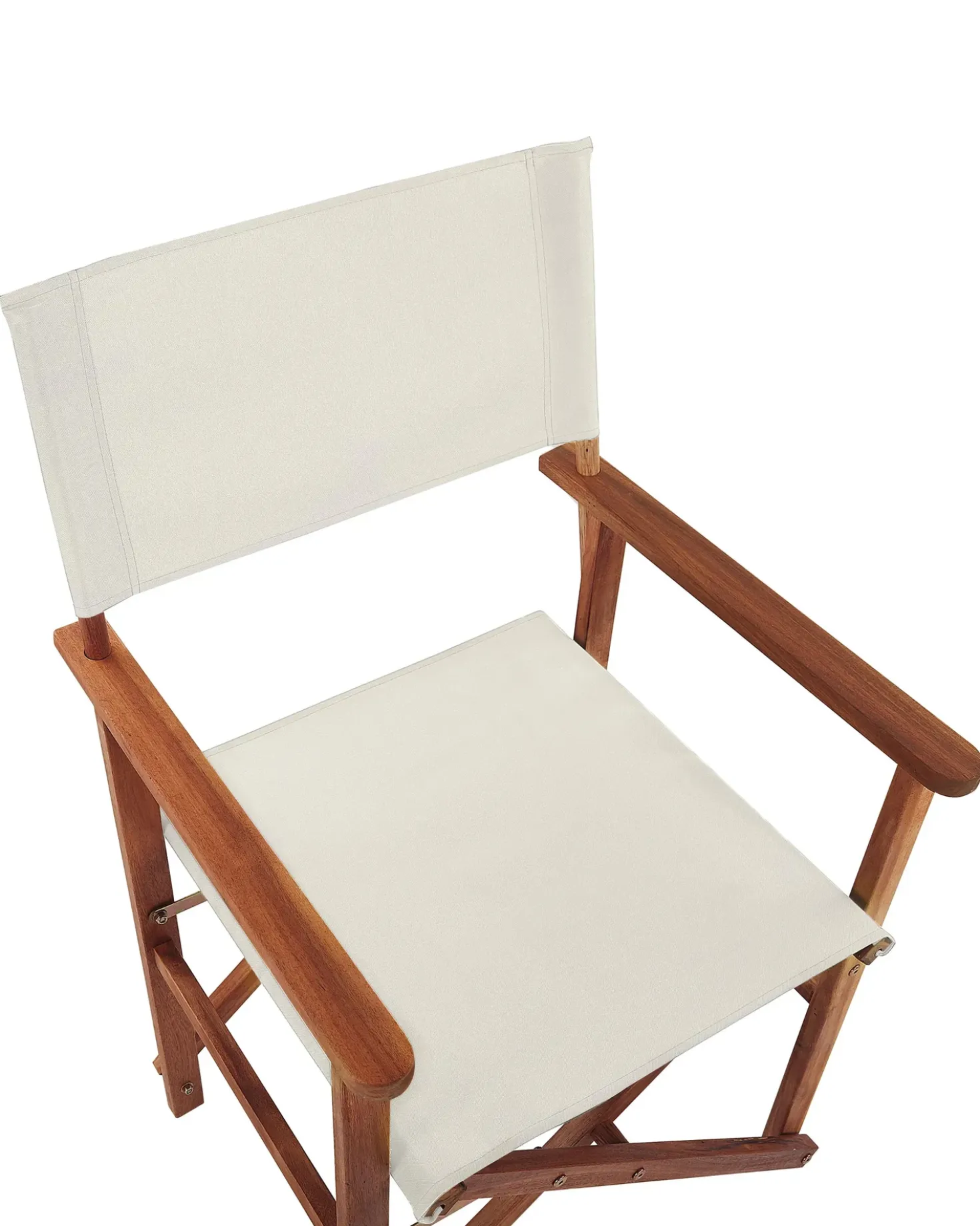 Set di 2 sedie da giardino CINE Legno d'acacia Bianco sporco