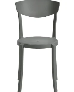 Set di 4 sedie da giardino VIESTE Grigio scuro
