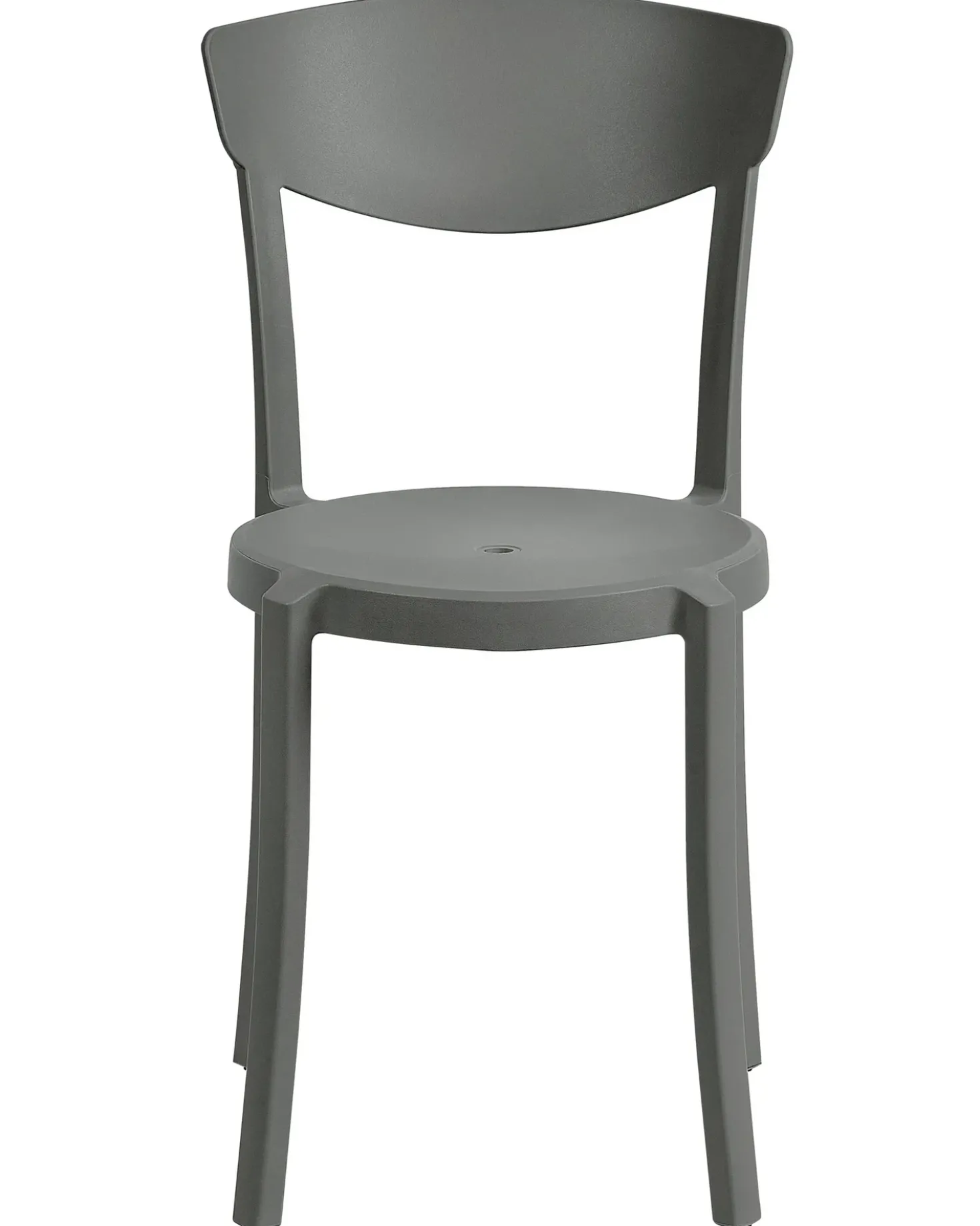 Set di 4 sedie da giardino VIESTE Grigio scuro