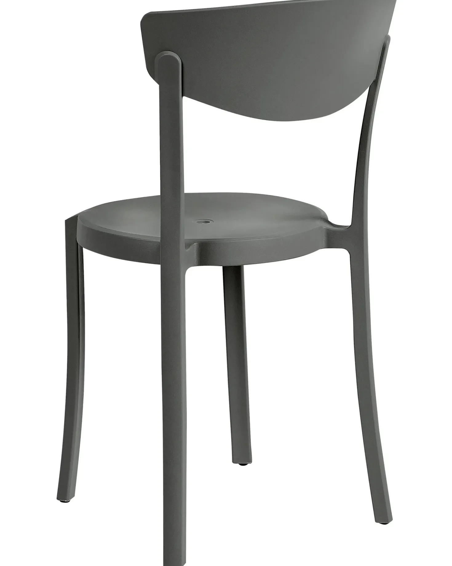 Set di 4 sedie da giardino VIESTE Grigio scuro