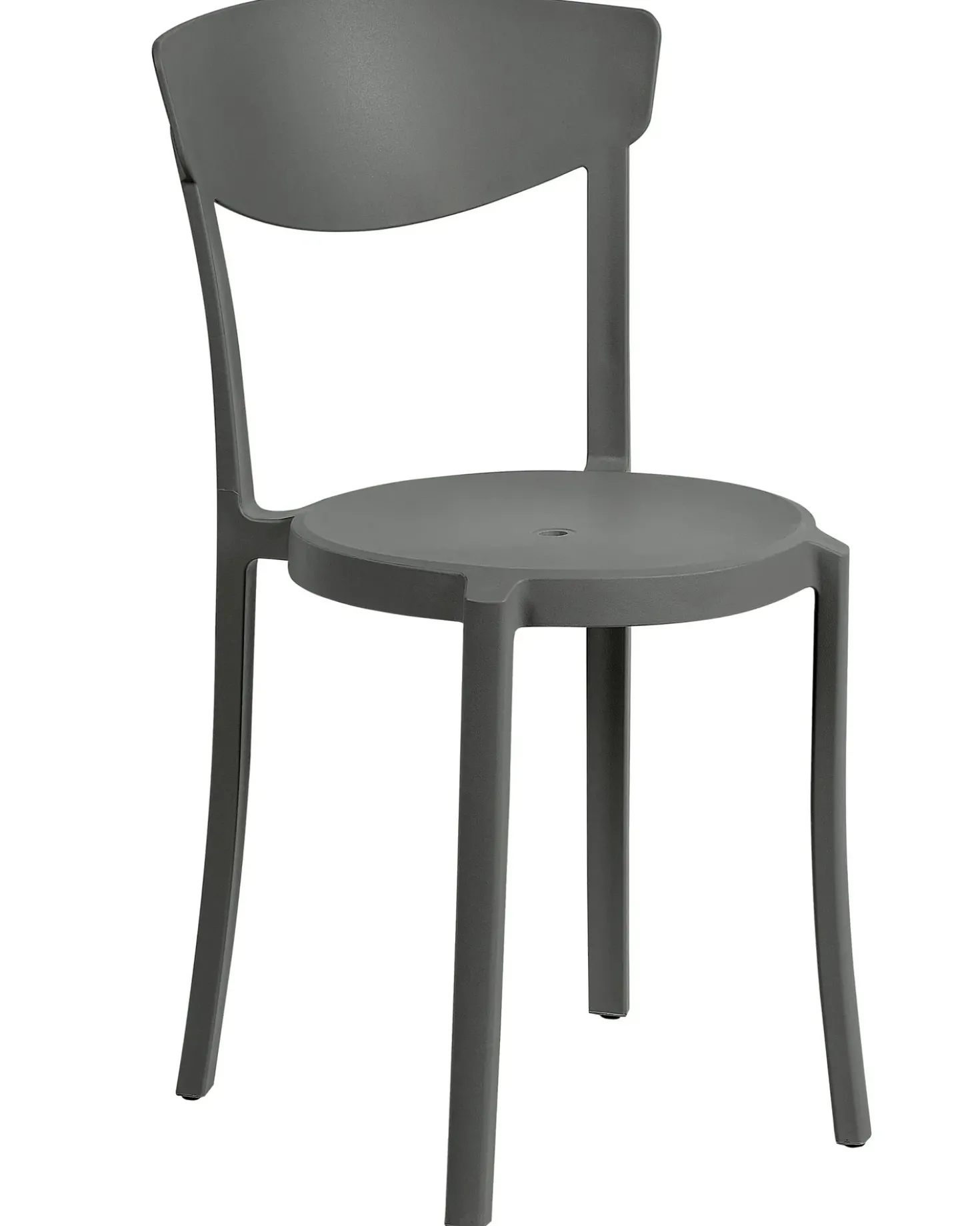 Set di 4 sedie da giardino VIESTE Grigio scuro