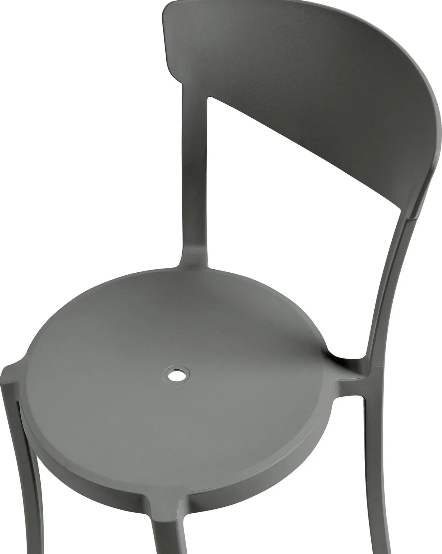 Set di 4 sedie da giardino VIESTE Grigio scuro