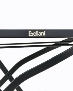Set di 2 sedie da giardino AGGIUS Pieghevole Metallo Nero
