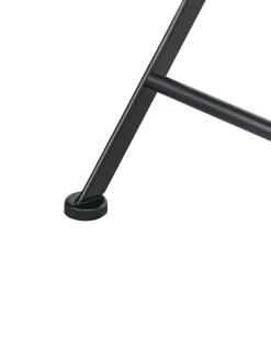 Set di 2 sedie da giardino AGGIUS Pieghevole Metallo Nero