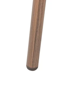 Set di 4 sedie da giardino CASPRI Rattan sintetico (PE) Nero/Bianco