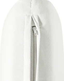 Set di 6 sedie da giardino con cuscini JAVA PREMIUM Legno d'acacia Bianco sporco