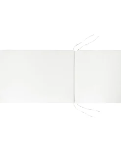 Set di 6 sedie da giardino con cuscini JAVA PREMIUM Legno d'acacia Bianco sporco