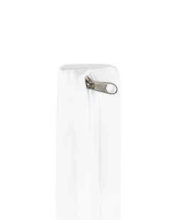 Set di 4 sedie da giardino con cuscini TACENO Metallo Bianco