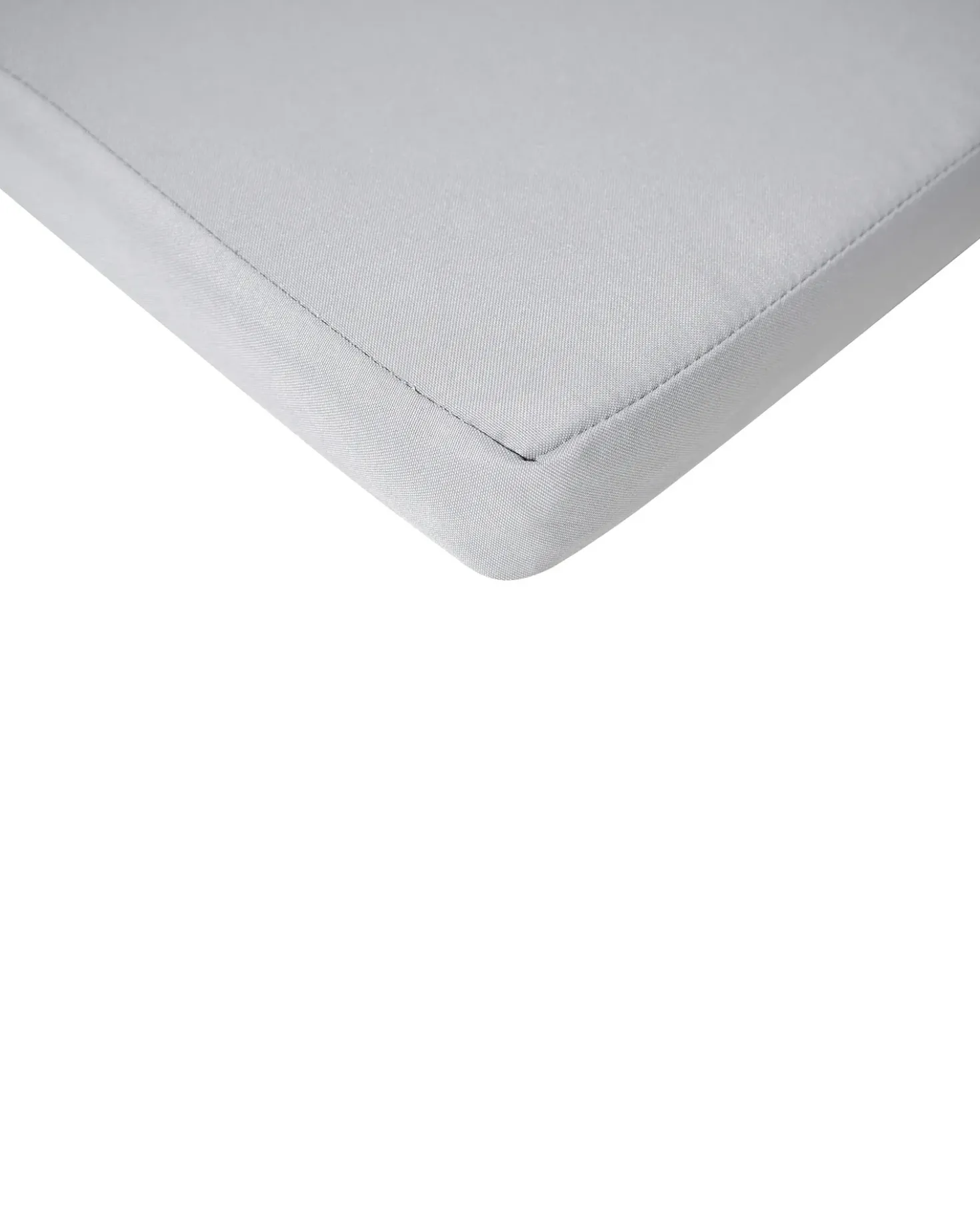 Set di 2 sedie da giardino con cuscini JAVA PREMIUM Legno d'acacia Grigio chiaro