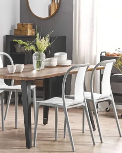 Set di 4 sedie da giardino SPEZIA Bianco