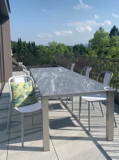 Set di 4 sedie da giardino SPEZIA Bianco