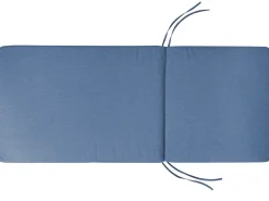 Set di 2 sedie da giardino con cuscini AMANTEA PREMIUM Legno d'acacia Blu