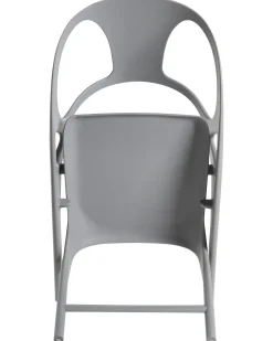 Set di 4 sedie da giardino NEMI Pieghevole Grigio