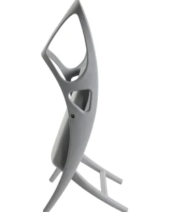 Set di 4 sedie da giardino NEMI Pieghevole Grigio