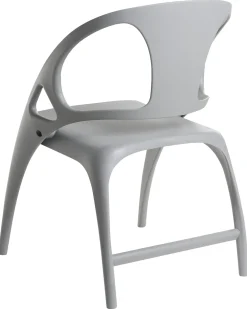 Set di 4 sedie da giardino NEMI Pieghevole Grigio
