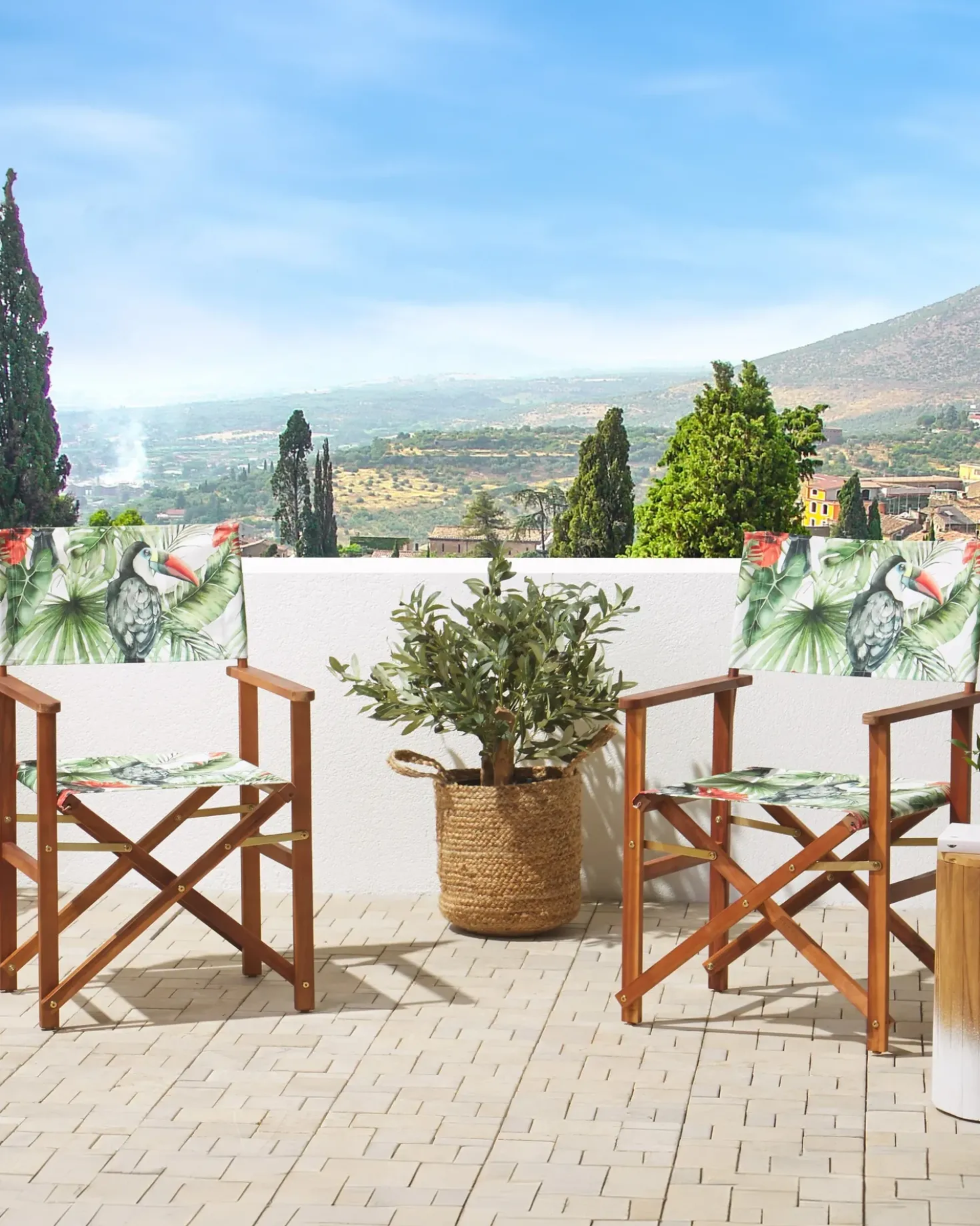 Set di 2 sedie da giardino CINE Legno d'acacia Verde