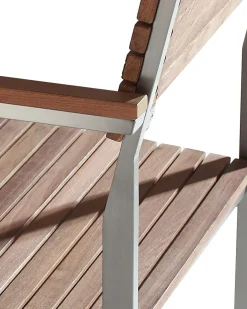 Set di 6 sedie da giardino VIAREGGIO Legno di teak Marrone