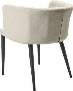 Set di 2 sedie da giardino LIMASSON Tessuto Beige