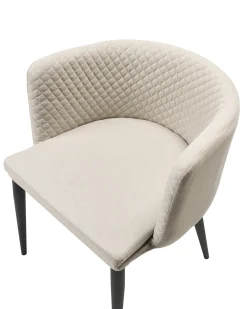 Set di 2 sedie da giardino LIMASSON Tessuto Beige