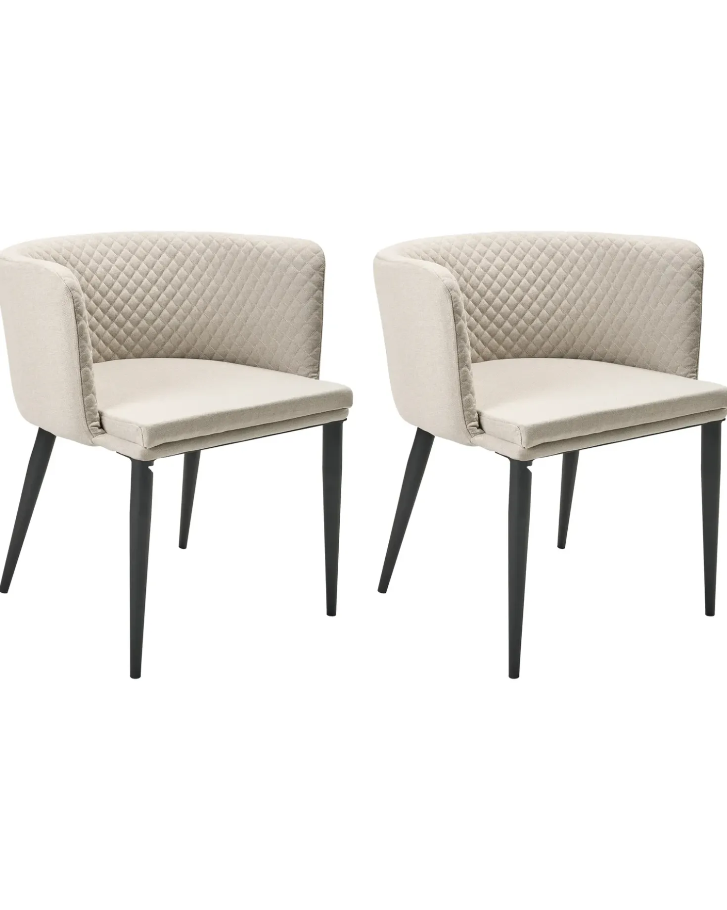 Set di 2 sedie da giardino LIMASSON Tessuto Beige