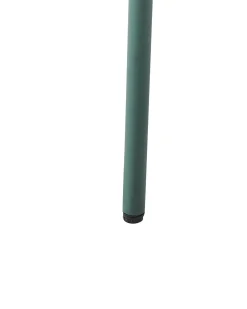 Set di 4 sedie da giardino con cuscini ASCIANO Metallo Verde