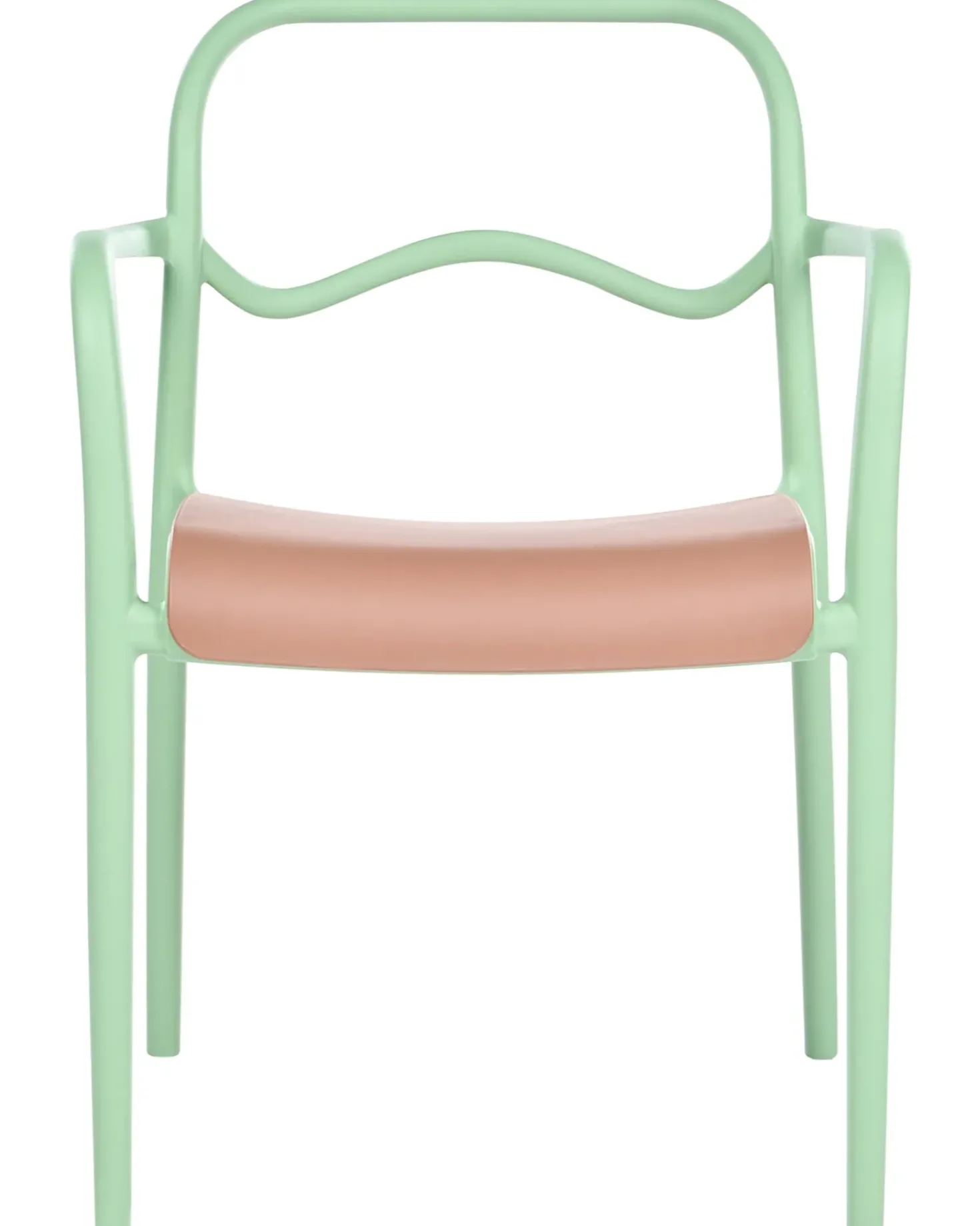 Set di 2 sedie da giardino THASOS Materiale sintetico Verde
