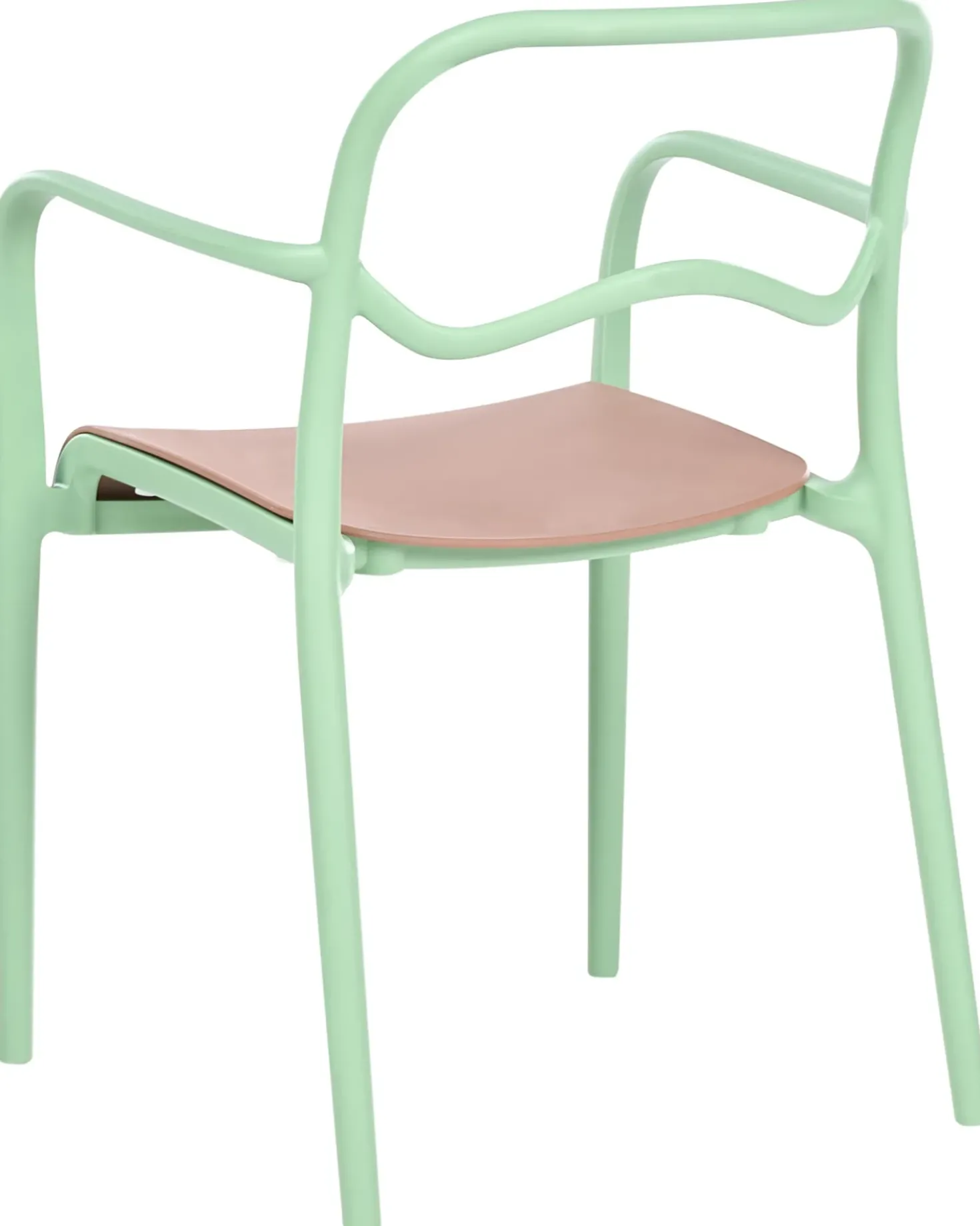 Set di 2 sedie da giardino THASOS Materiale sintetico Verde
