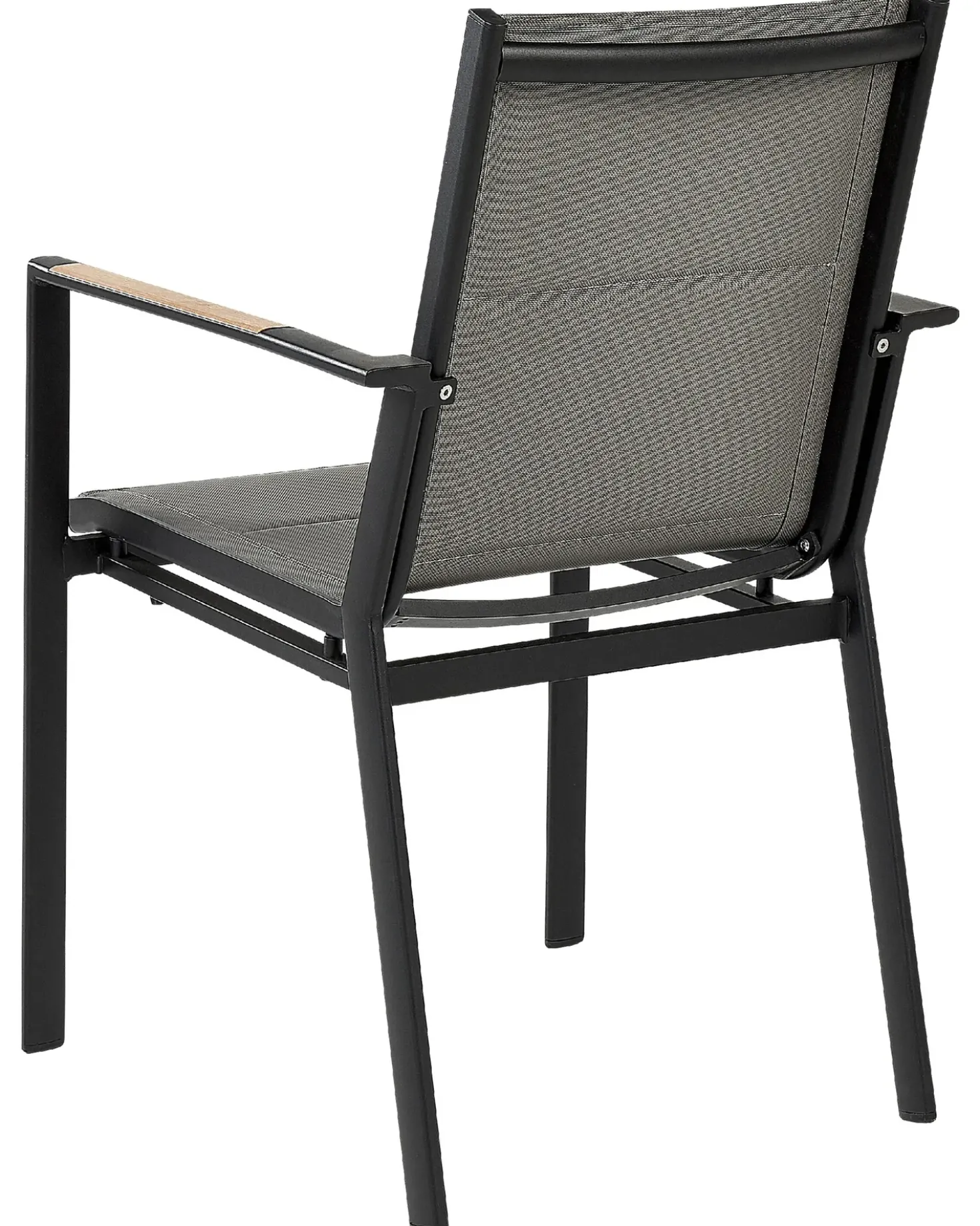 Set di 6 sedie da giardino BUSSETO Metallo Nero