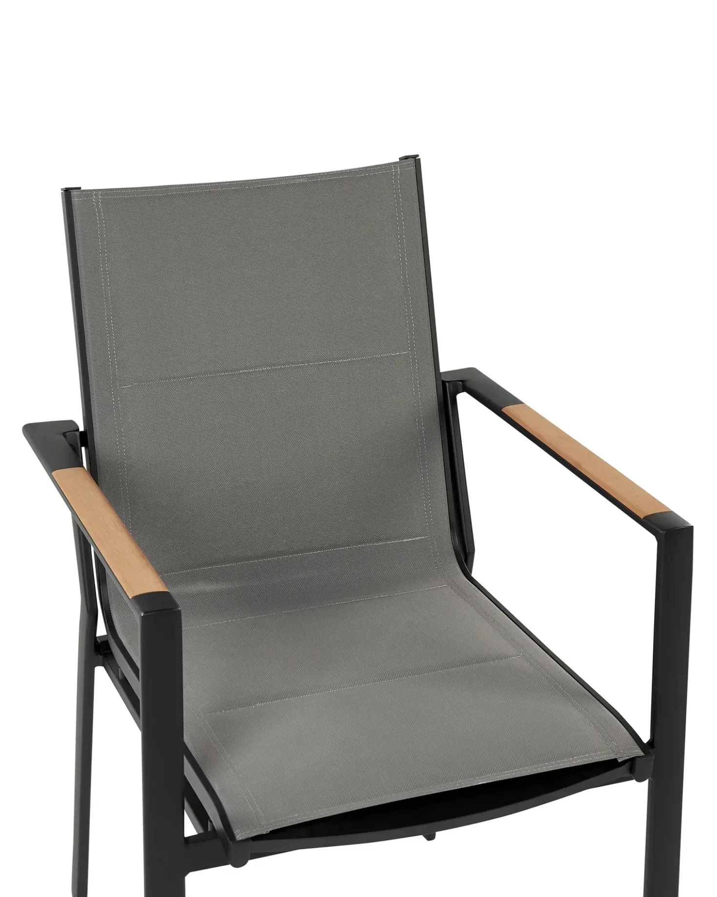 Set di 6 sedie da giardino BUSSETO Metallo Nero