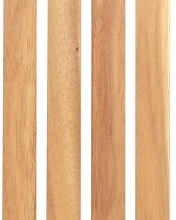 Set di 2 sedie da giardino con cuscini SASSARI PREMIUM Legno di acacia certificato Rosso