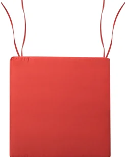 Set di 2 sedie da giardino con cuscini SASSARI PREMIUM Legno di acacia certificato Rosso