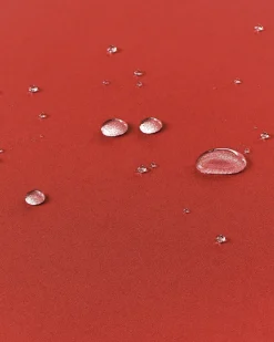 Set di 2 sedie da giardino con cuscini SASSARI PREMIUM Legno di acacia certificato Rosso