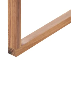 Set di 2 sedie da giardino con cuscini SASSARI PREMIUM Legno di acacia certificato Rosso