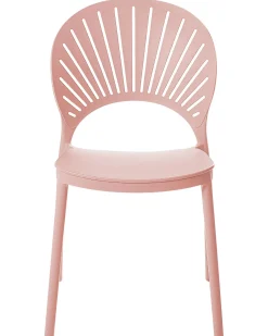 Set di 4 sedie da giardino OSTIA Rosa pastello