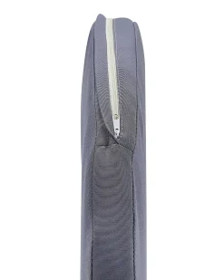 Set di 2 sedie da giardino con cuscini PALMI Metallo Grigio