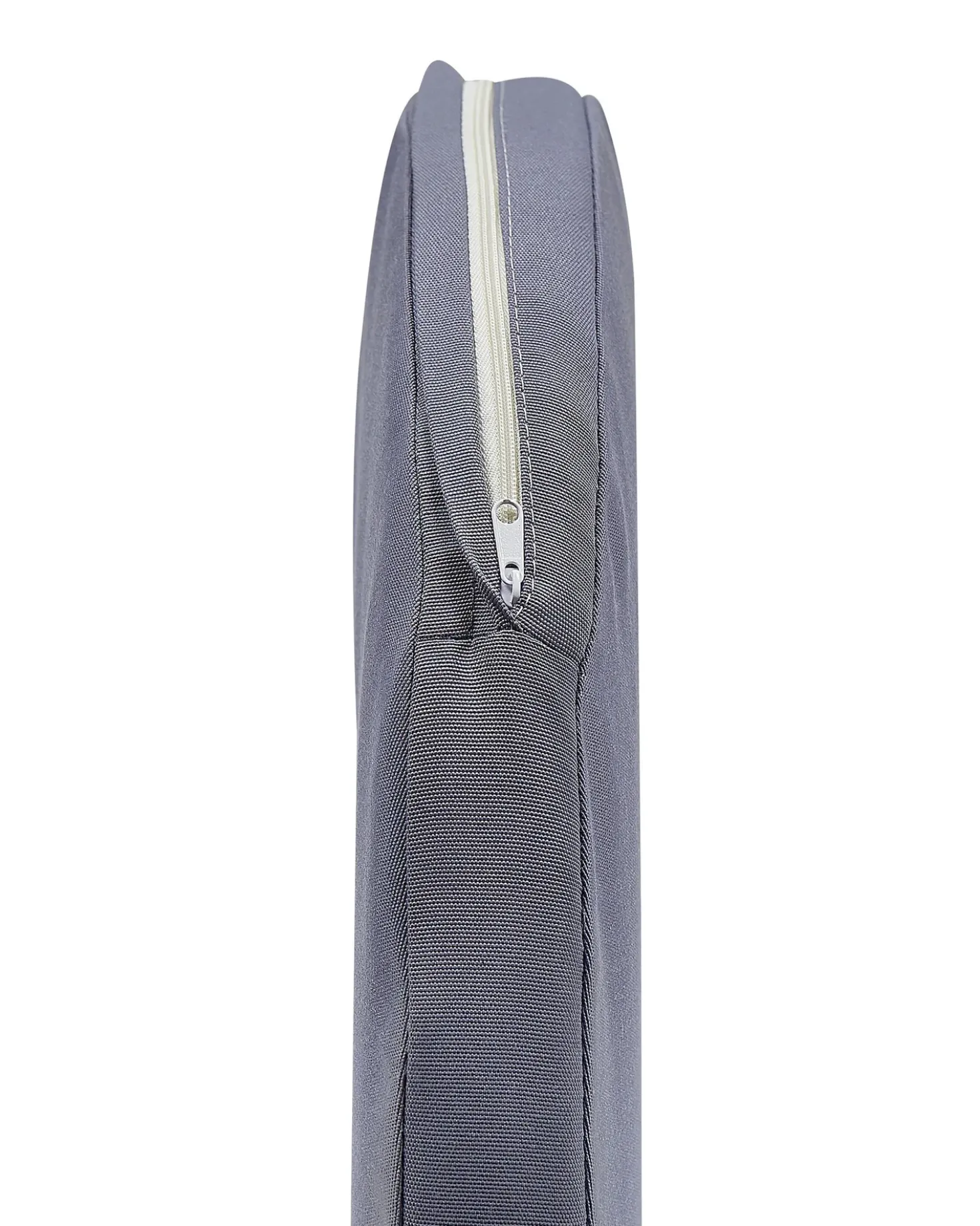 Set di 2 sedie da giardino con cuscini PALMI Metallo Grigio