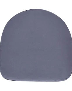 Set di 2 sedie da giardino con cuscini PALMI Metallo Grigio