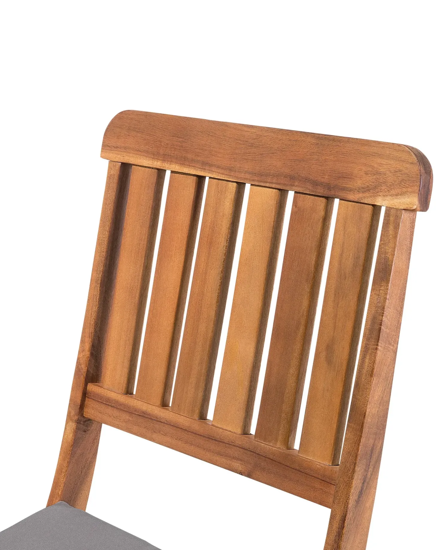 Set di 2 sedie da giardino con cuscini CENTO Legno d'acacia Marrone